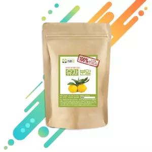 국내산 유자 가루 분말 200g