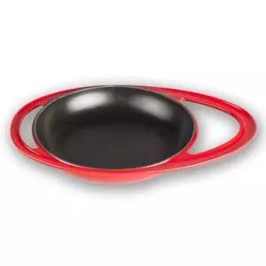 주물 투톤 타원손잡이 도나베 (적색)