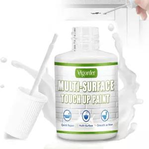 화이트 터치업 페인트 펜 벽 문 캐비닛 가구 에나멜용 페인트(반광택 30ML)