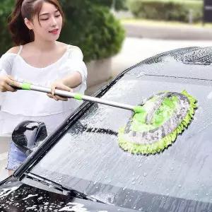 극세사 세차밀대 길이조절밀대 세차 먼지털이 청소 호스 물세차