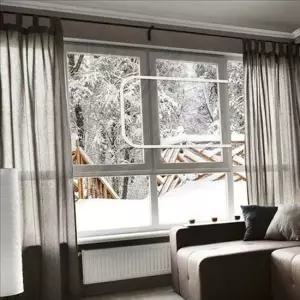 투명 지퍼형 방풍 막 실내 창문 방풍 막 바람막이 냉기