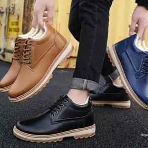 남자 털신 겨울 로퍼 방한화 모카신 워커화