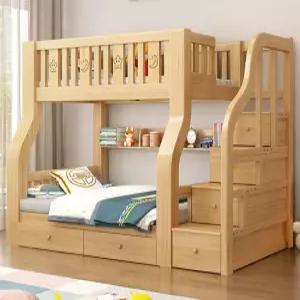 자매침대 사다리 2층 걸이형 어른 자매방 침대 기숙사 복층 난간 프레임 원목 펜션 계단