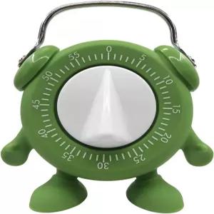 켈리 키친 타이머 베이킹 티칭 요리 달걀 배변 훈련 귀여운 60분 트위스트 와인딩 링 알림 배터리 없음