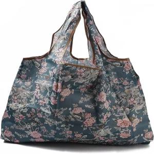 비플링 3종 접이식 나일론 식료품 가방 재사용 가능한 방수 쇼핑 토트백