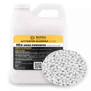 건조 및 [3 LBS] 활성 알루미나 건조제 비드 산업 가정용 고용량 수분 흡수제 충전식 습도 조절