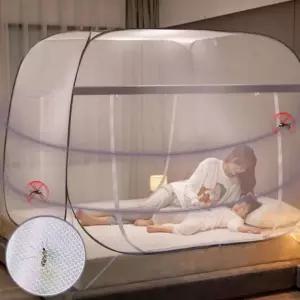 침대 모기장 방충망 텐트 원터치 퀸 일체형