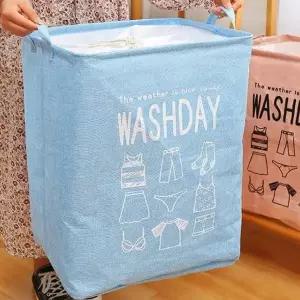 부직포 빨래 보관함 다용도 방수 빨래 이불 장난감