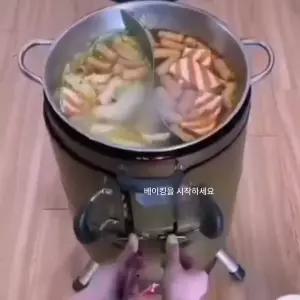 숯 액화석유가스 천연가스를 연료로 사용하는 다기능 걸이형 그릴로 양다리 꼬치와 굴