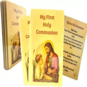 웨스트몬 소년을 위한 첫 번째 성찬 기도 카드 세트 10장 적층 가톨릭 교실 벌크 팩 제작