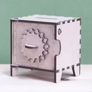 비밀 금고 모형 조립 저금통 미니 나무 만들기