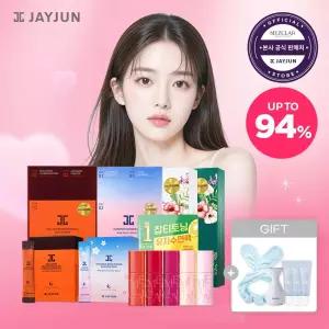 제이준 인기BEST 블랙 물광하이드로 슬리핑팩 30포+세안밴드+괄사마사지