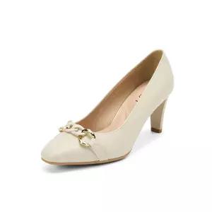 탠디본사 소가죽 펌프스 아이보리  U25002 C-1102 (7cm)