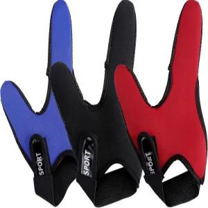 팔레토 3pcs 미끄럼 방지 낚시 장갑 손가락 보호용 전문 엄지 + 낚시용 집게 캐스팅