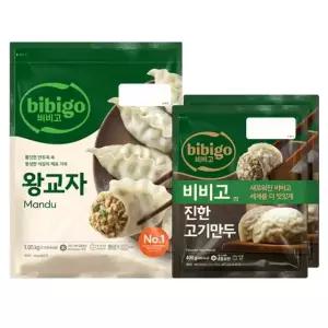 [CJ]비비고 왕교자 1.05kg + 진한고기만두 400g x2개