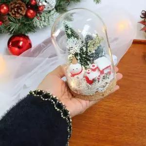 크리스마스 모스 눈사람유리돔 DIY 패키지 (5개 묶음) 선물