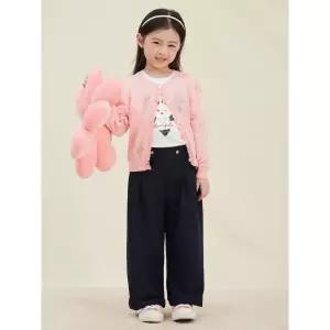 [백화점정품] 빈폴키즈 빙키 스카시 카디건 핑크