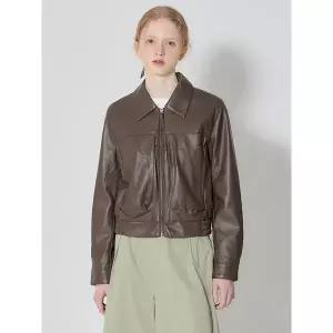 [오조크(OZOC)] 페이크 레터 카라 집업 자켓 (택가격: 199000원)