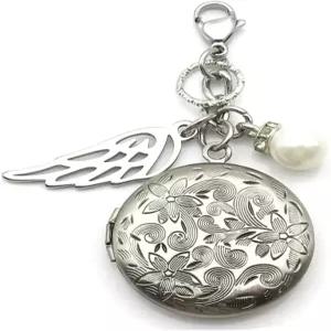 IDLAN 부케 로켓 사진 매력 웨딩 추억 기념 신부 펜던트 보관함