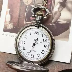 포켓워치 회중시계 체인 목걸이 앤틱 클래식 빈티지 패션 골드
