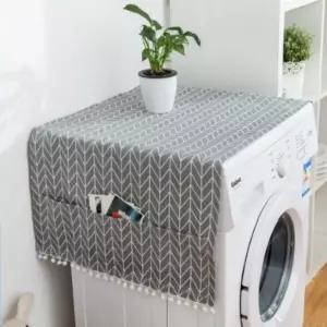 수납 커버 포켓 세탁기 냉장고 전자레인지 패턴 디자인