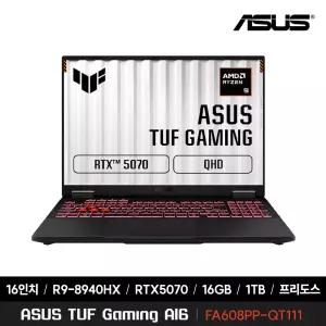 ASUS TUF GAMING A16 FA608PP-QT111 AMD AI R9-8940HX/16GB/1TB/400니트/게이밍노트북