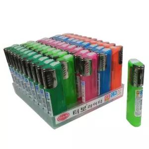 일회용 라이타 업소용 편의점 충전식 터보 라이터 50P 개업