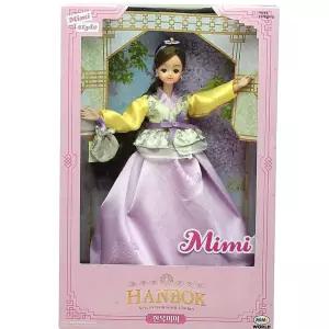 키링인형 캐릭터 패션 구체관절 인형 미미 한복미미 유채아씨