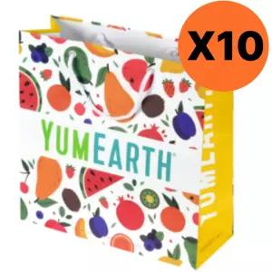 야미얼스 쇼핑백 종이가방 선물 답례품 포장용품 10개