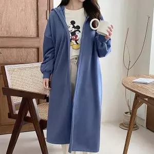 아이우먼 박시후드오픈롱가디건 POV691M511 빅사이즈 (43390494A)