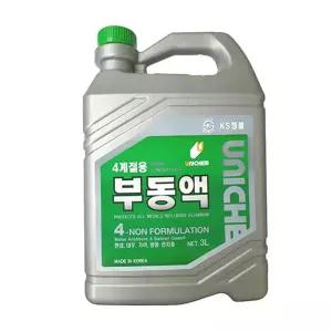 유니켐 부동액 3L 4계절용 냉각부동액 동결방지 DL