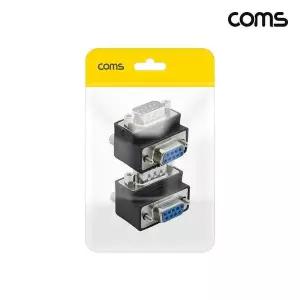 D-SUB 539ELW19 꺾임형 시리얼 젠더 9핀 MF 상향 1개 하향 1개