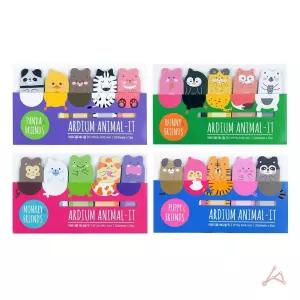 동물 캐릭터 메모리 인덱스 노트 북마크 액세서리 수집용 카드