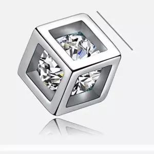 [셀러허브](스퀘어 큐브 큐빅 귀걸이ON (S23750523)