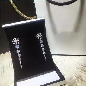 [셀러허브]플라워 큐빅 롱 드롭 귀걸이ON (S24918522)