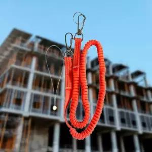 [셀러허브]공구낙하방지줄 주황색 이탈방지 연장걸이 안전고리 (S46170596)