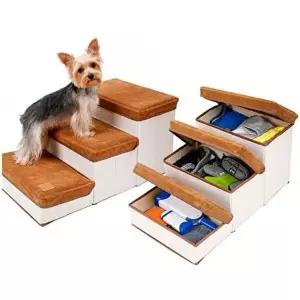 [알티피아](홍스비)애견수납계단 3단 강아지 고양이 반려동물 논-WD3F6F9