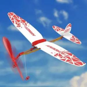 DOMOA 핸디 플러스 고무 동력기 모형 비행기 만들기 어린이 과학 교구 조립 완구