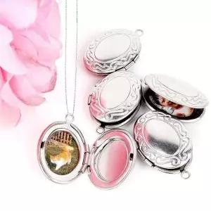 [셀러허브]액자 엔틱팬던트 스테인레스 팬던트 사진 엔틱 목걸이 (S33517077)