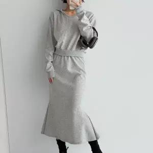 [다잇템] 여자 탱크 후디티 인어공주 V넥 긴치마 세트_24610666_588872