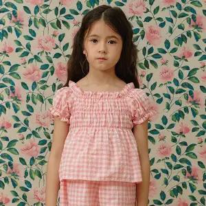 [매직에디션]  팔라이스로얄 시어서커 스모크 블라우스 RP62-BL201PK