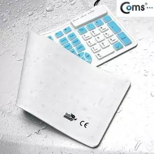 키보드 000LAB78 실리콘 롤 키보드 USB타입 WHITE 투톤 유선