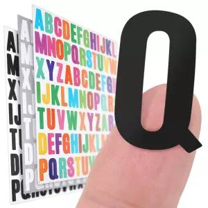 알파벳 컷팅 스티커 A-Z 높이 2.5cm 이니셜 네임 라벨