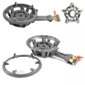 dong-a 주물 업소용 고화력 가스버너 LPG 준저압쌍형 2단화구 DA50MA LPG버너