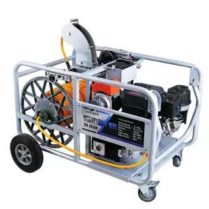 자동호스릴 엔진분무기 SM345AH 7.5HP 4행정 밀차형 농약 살포기 방역 분무기