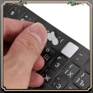 호환 신뢰할 수있는-10X 러시아어 문자 키보드 스티커 노트북 데스크탑 PC 커버