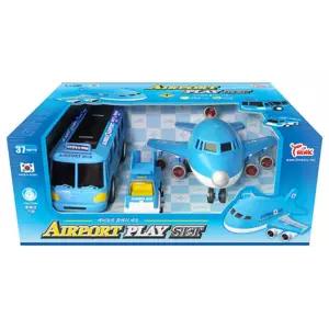 유치원 공항 비행기 버스 역할 완구 에어플레인 토이 비행작동완구 비행기놀이 플라이