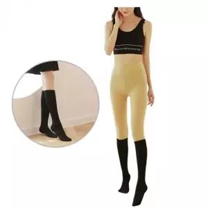 겨울 기모 스타킹 팬티 골프 스킨블랙 여성