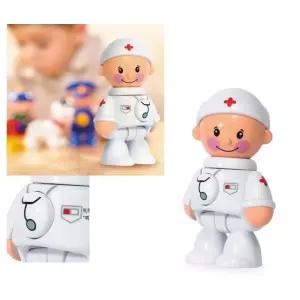 어린이집 의사 직업 놀이 역할 장난감 캐릭터 블록 토이 캐릭터블록 게임완구 조립 딸