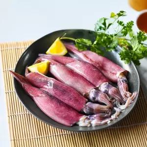 통찜용 총알 미니 새끼 초코색 오징어 채낚기방식 당일조업 산지직송 1kg 1미내외 한치